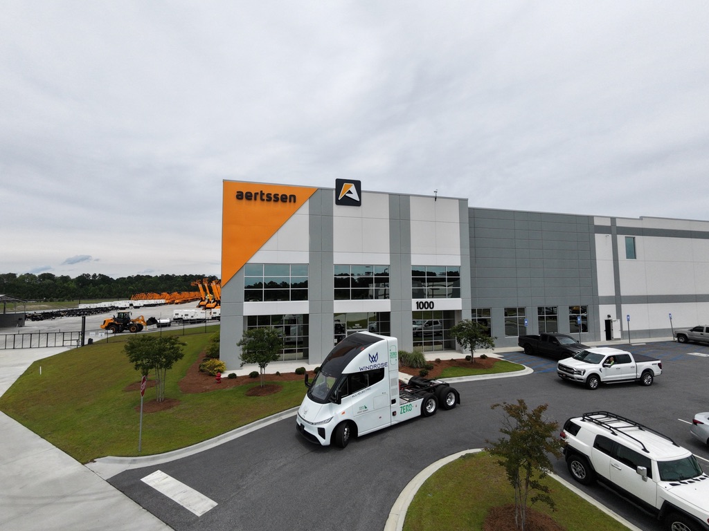 Windrose Electric truck at MIRA Technology Park, United Kingdom