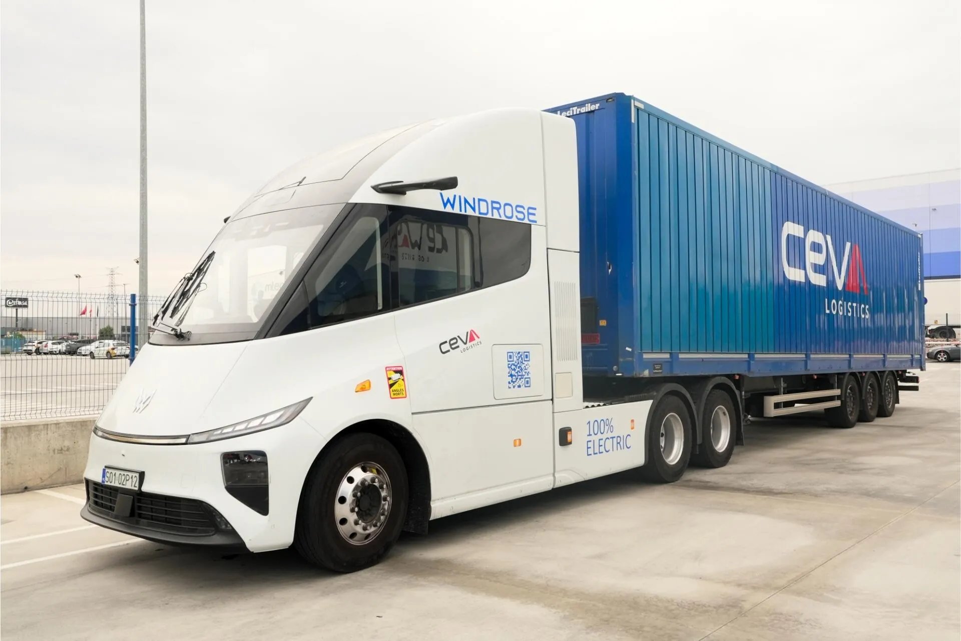 CEVA Logistics electric truck Algeciras–Madrid