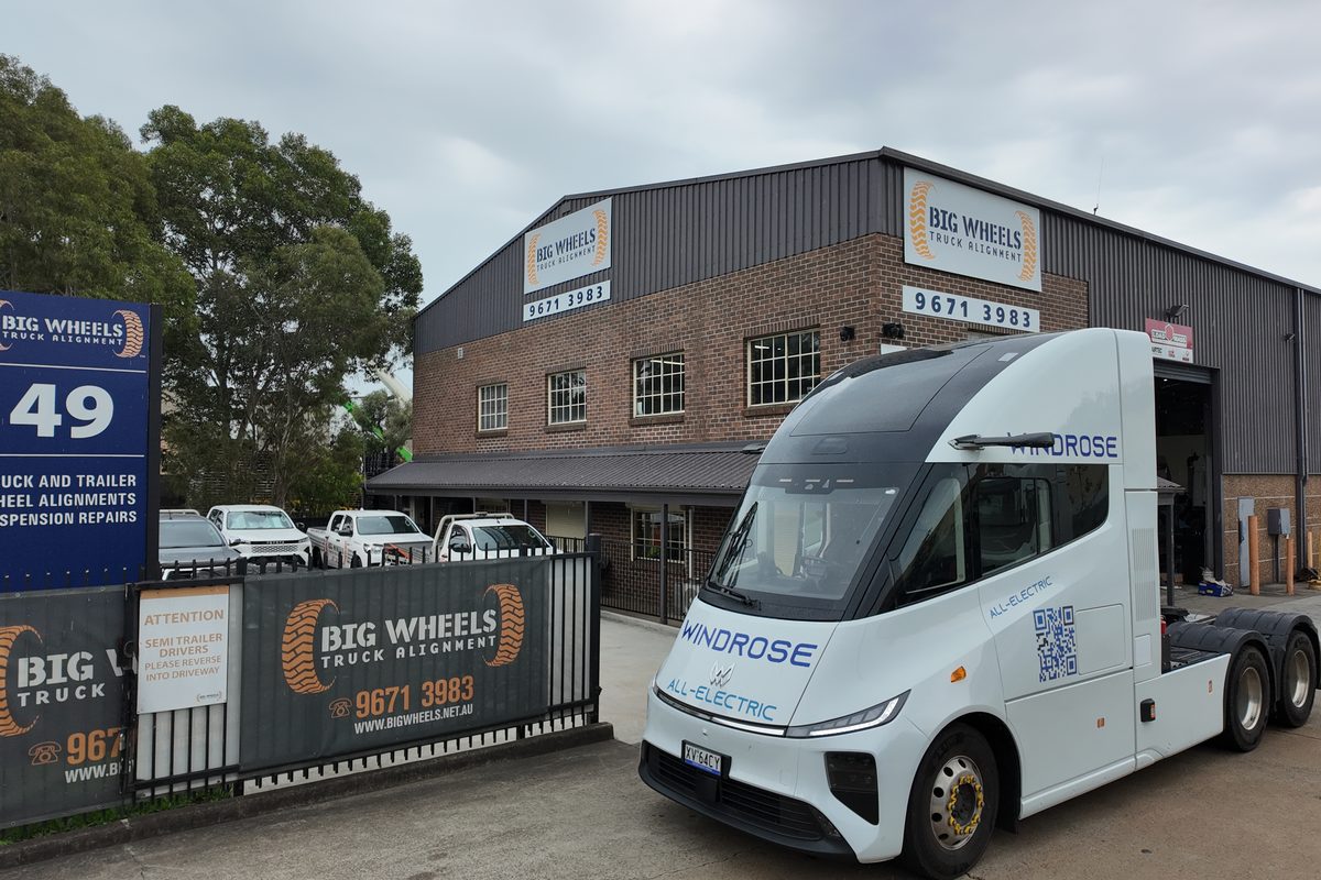 Windrose truck at Big Wheels, Sydney