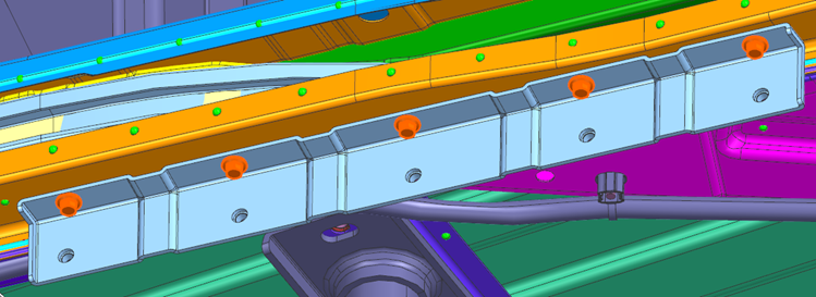 Step installation angle reference