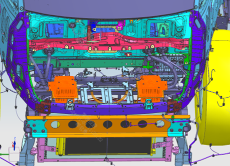 Chassis harness plug-in position