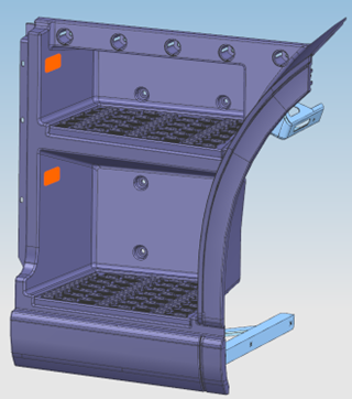 Lamp installation position diagram
