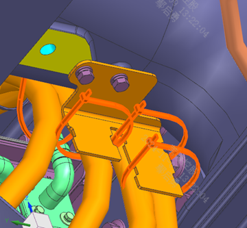 Cable fixing bracket detail1