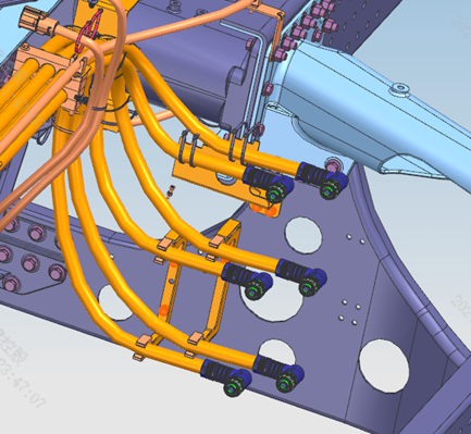 Cable to battery pack interface plug detail