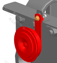 Air horn installation position diagram