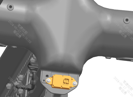 Yaw sensor installation detail