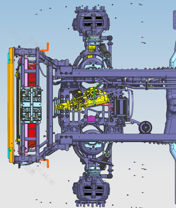 Bracket overall installation position