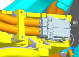 Pipe clip fixing position detail