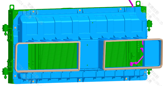 Module assembly lifting final position