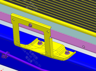 Bracket overall installation diagram