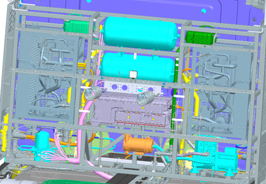 Air filter assembly installation position