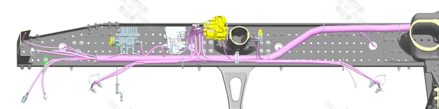 Line overall routing overview