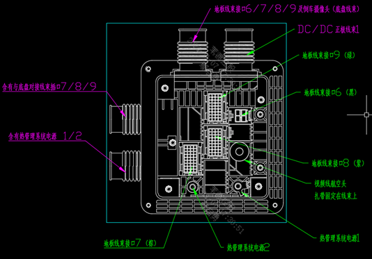 Harness overall routing and tie fixing