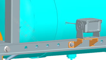 Camera installation overall position