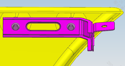 Side skirt sub-assembly position diagram