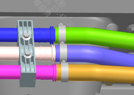 Pipe clip fixing detail