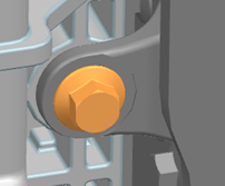 Outer battery bracket double-hole installation detail2