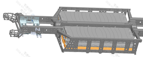 Battery pack lifting placement position