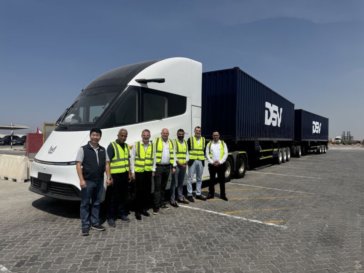 DSV partners with Windrose for zero-emission truck operations in the UAE