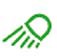 A green footprint or tire imprint on a surface. AI-generated content may be incorrect.