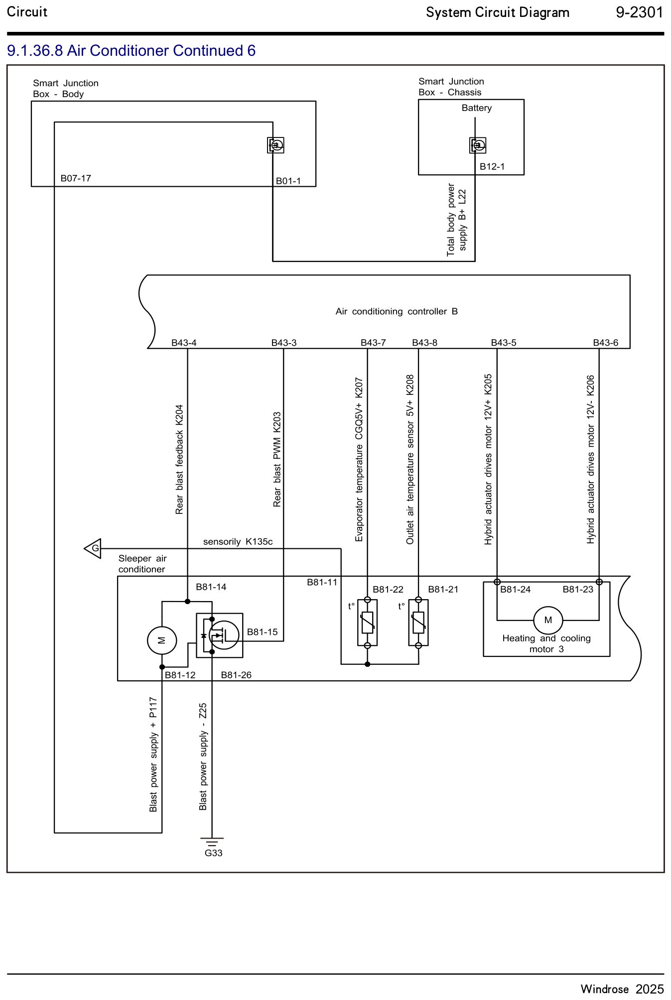 9.1.36.8 Air Conditioner Continued 6 — circuit diagram