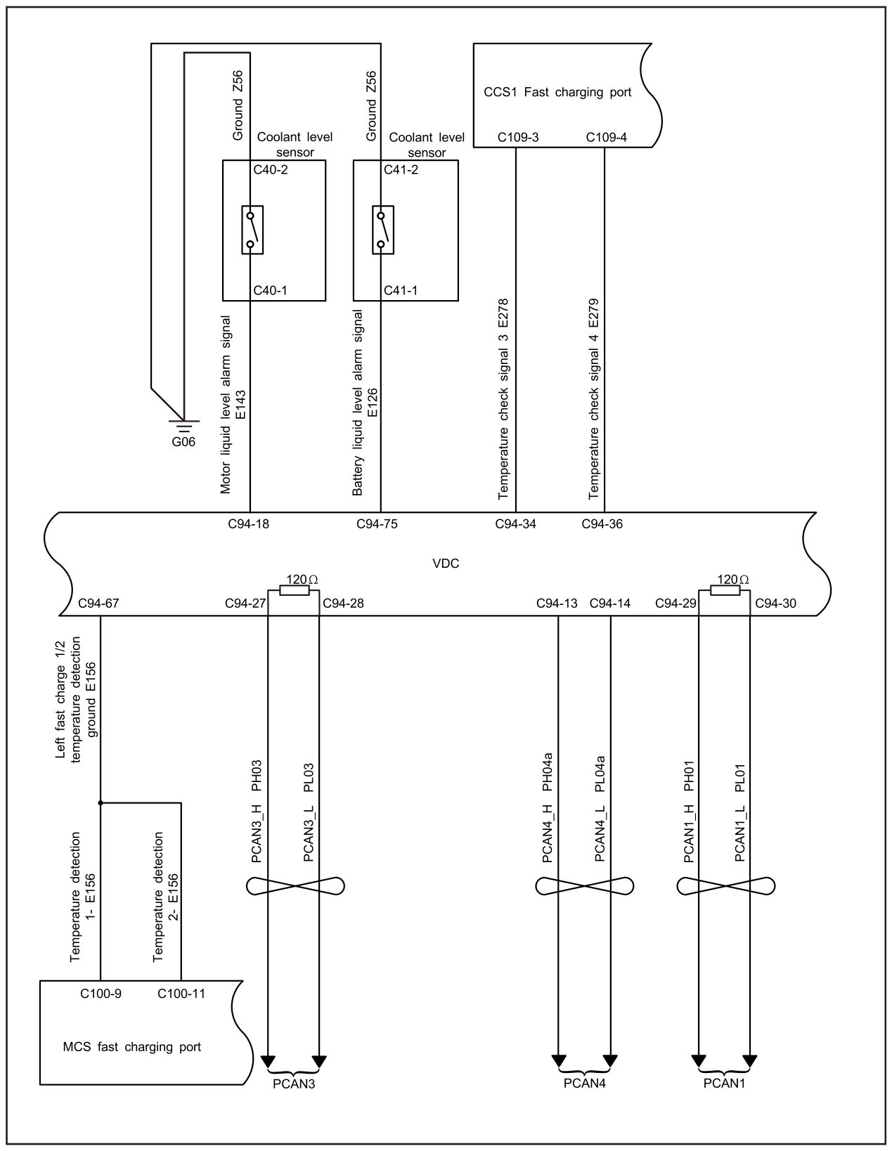 7.2.4.7 VDC Communication Fault — circuit diagram (1/3)