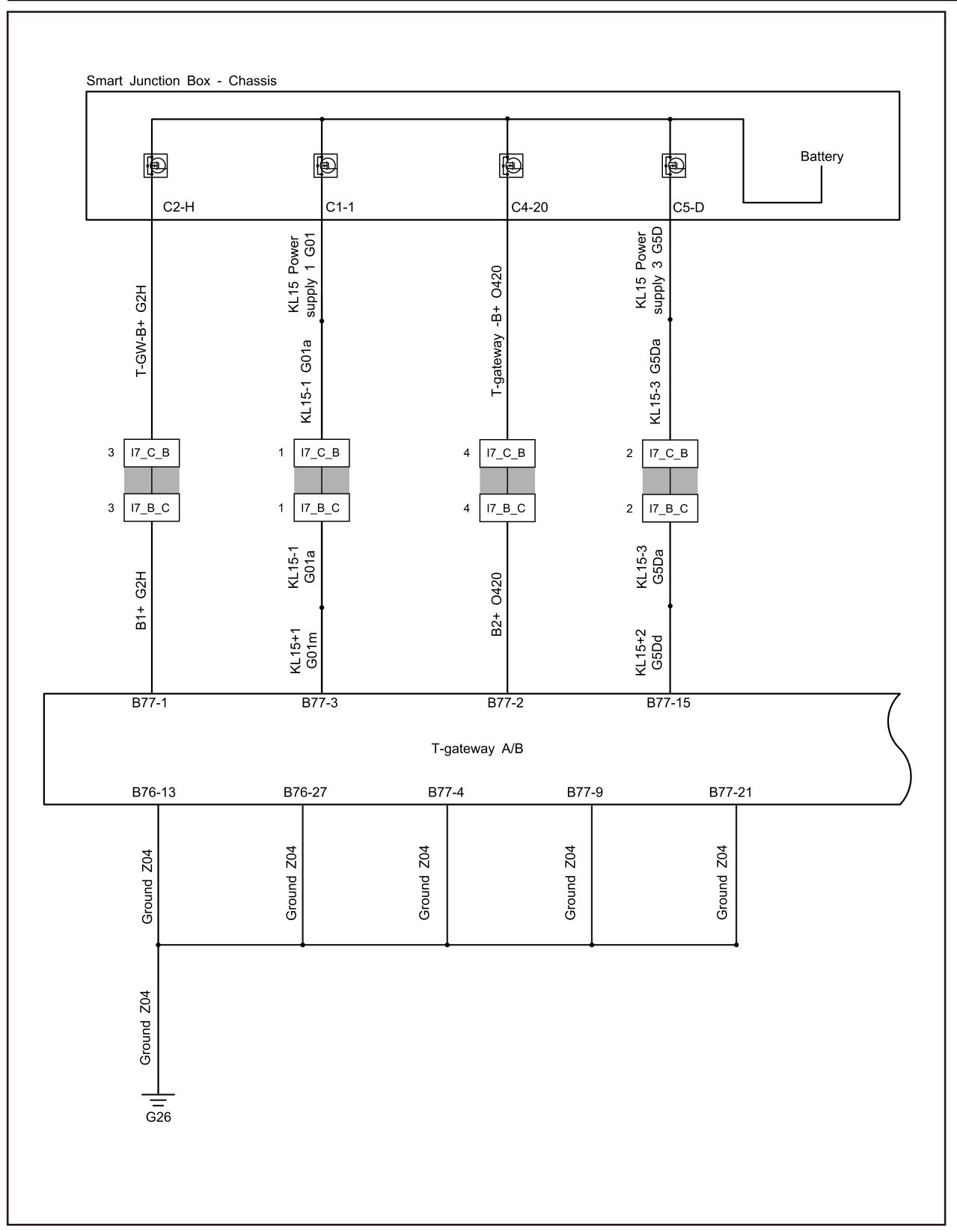 7.15.5.6 Usterka zasilania GW — schemat obwodu (1/2)