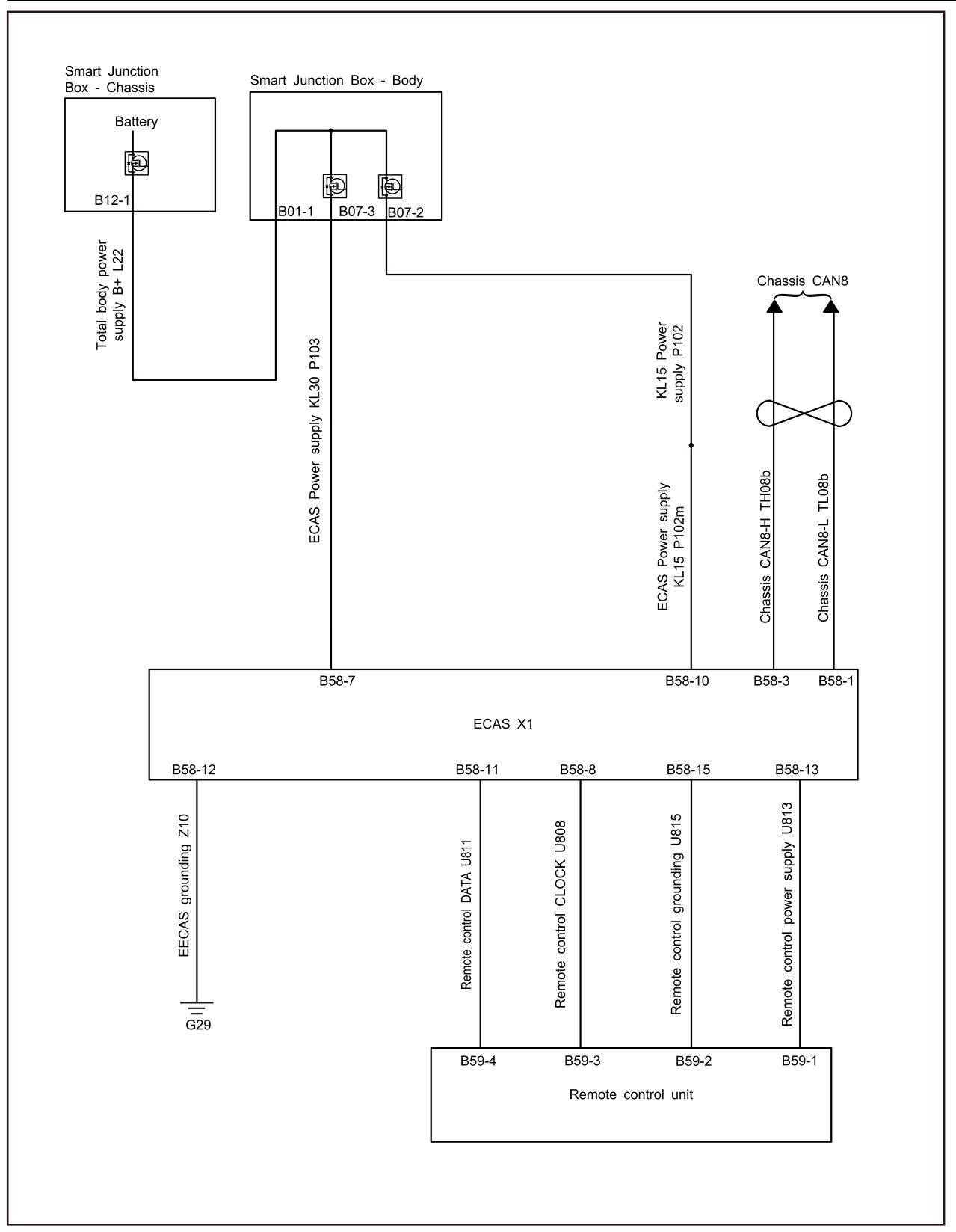 8.8.4.6 ECAS Communication Fault — circuit diagram