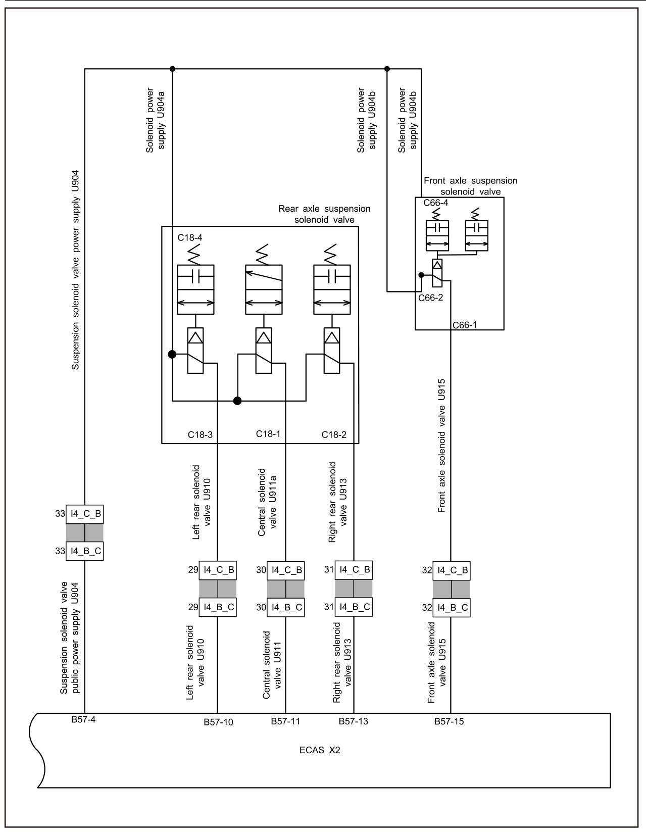 8.8.4.17 Suspension Solenoid Valve Power Fault — circuit diagram