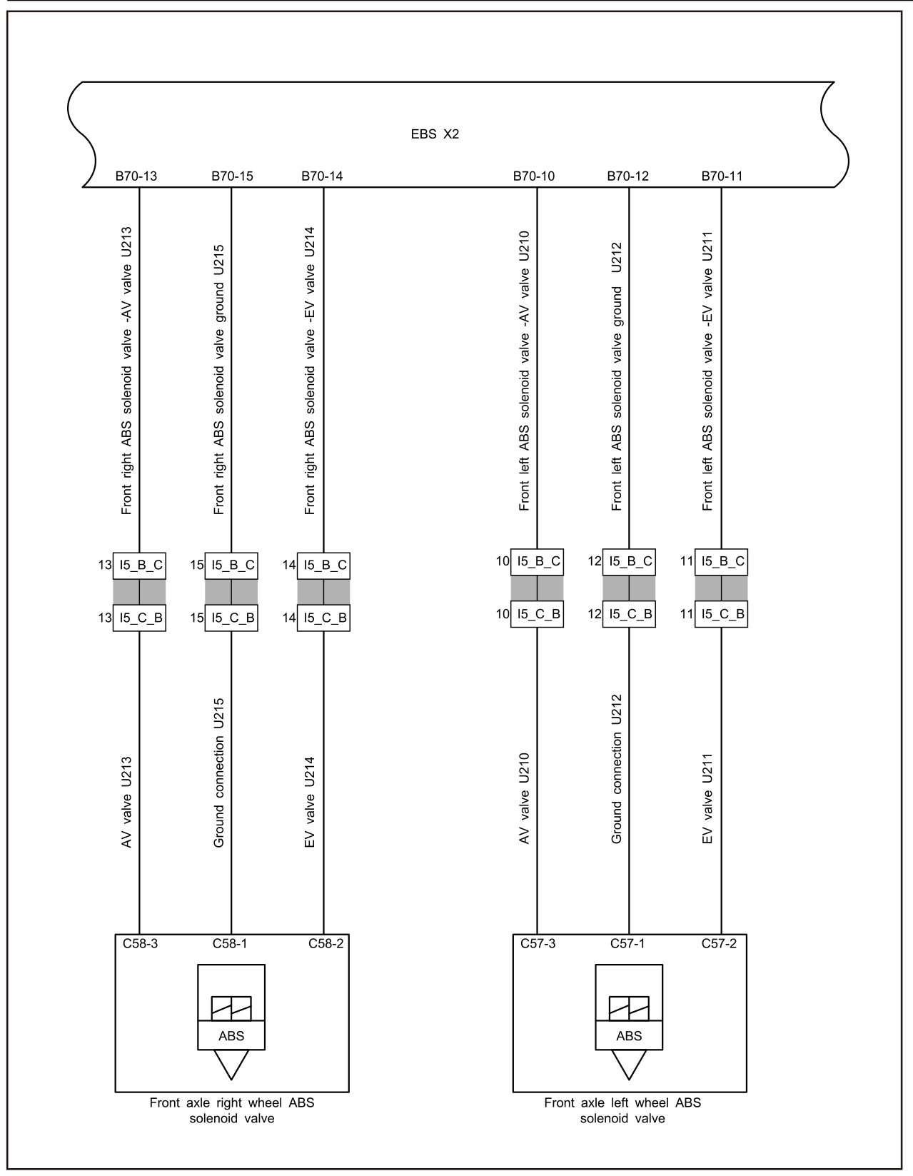8.18.4.19 Front Axle Right Wheel ABS Solenoid Valve Fault — circuit diagram