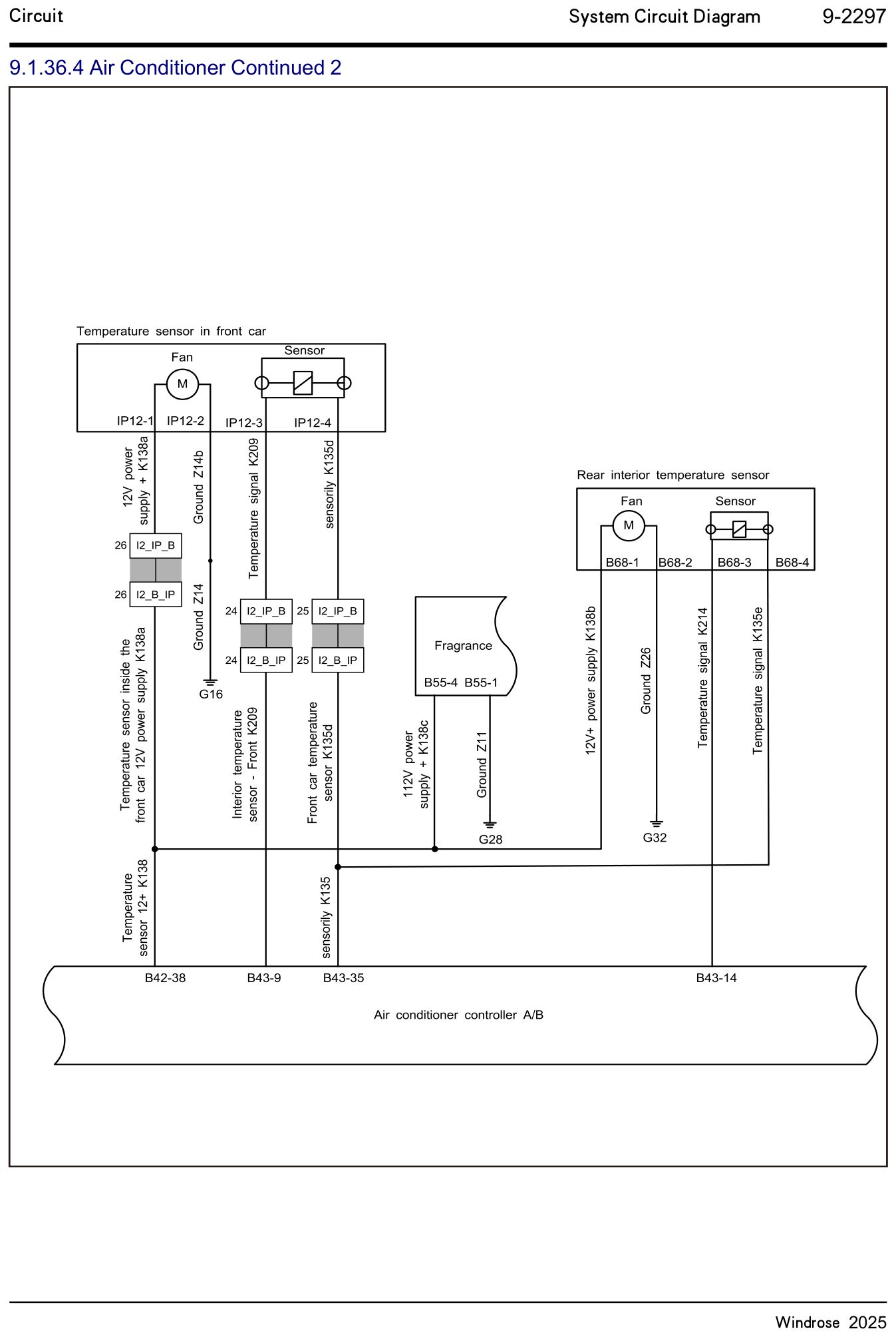 9.1.36.4 Aircondition fortsat 2 — kredsløbsdiagram